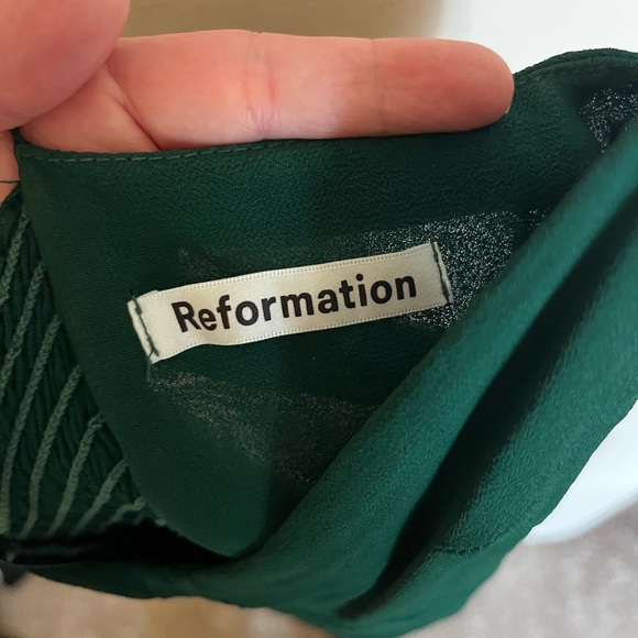 Reformation Juliette Dress - Green - Read description! - Picture 3 of 5